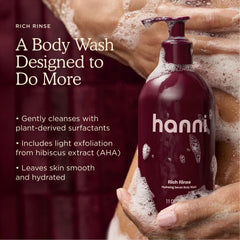 HANNI serum pour showing creamy texture and concentrated hydration