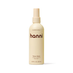 HANNI front packaging showing bottle and Wildwood Vanille label, highlights convenience