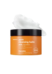 Hanskin front packaging showing jar and label, highlights clean formulation benefit