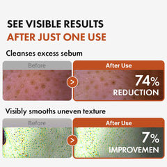 Hanskin oil texture on hand demonstrating lightweight spreadable cleansing benefit