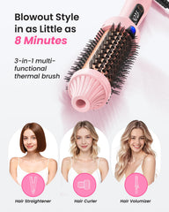 Haokoo rounded bristles detail for gentle grip and less pulling