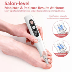 Haootadiy electric drill in use filing nails for faster results