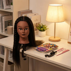 HAPOWELL top scalp and parting detail showing realistic sectioning advantage
