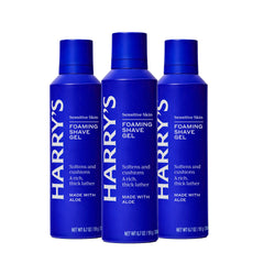 Harry's front packaging showing can and branding for easy identification and grab