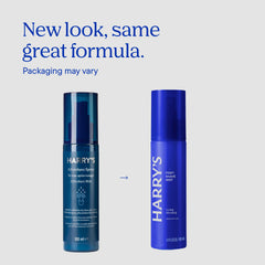 Harry's mist spray close-up demonstrating extra-fine cooling application