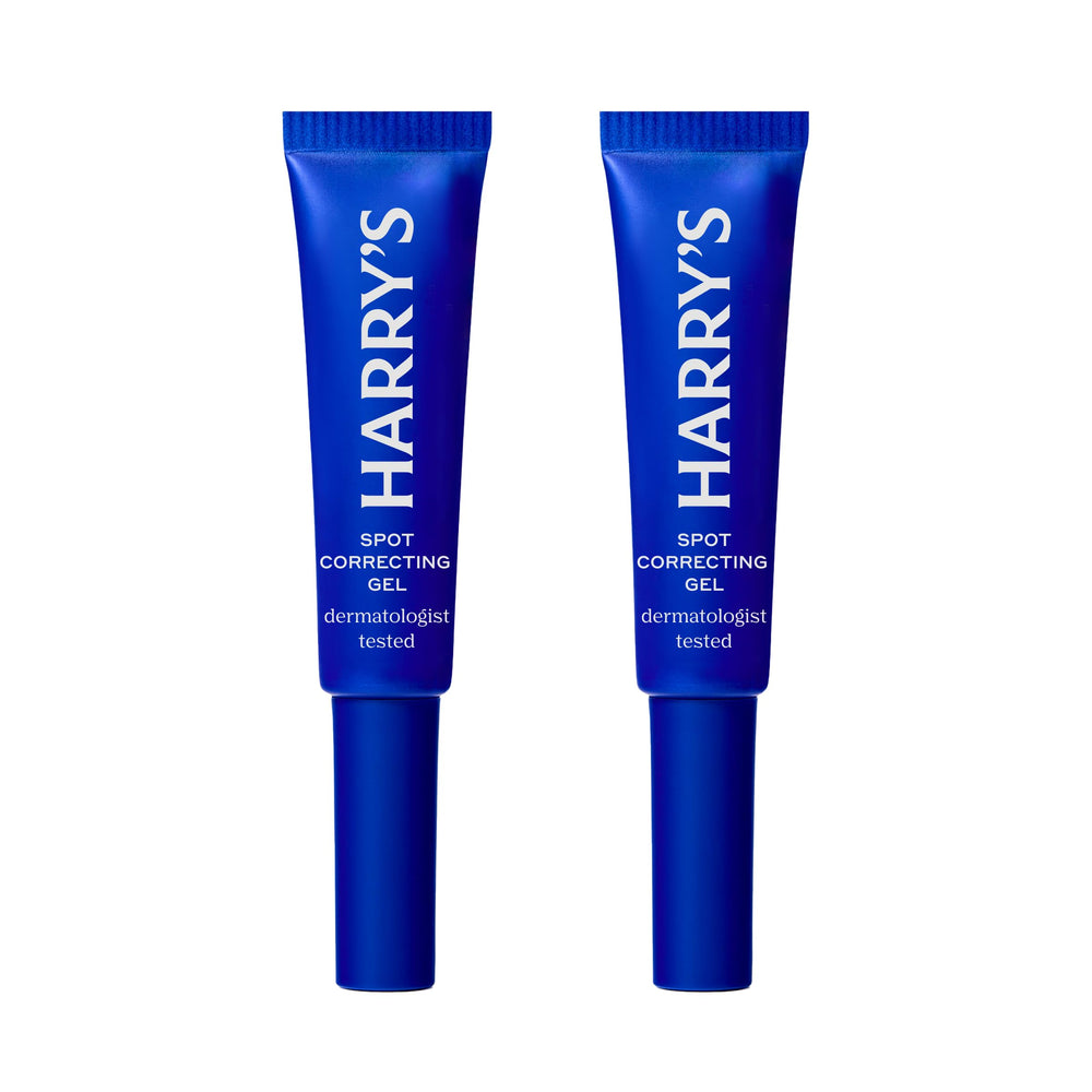 Harry's front packaging showing two tubes and product benefit