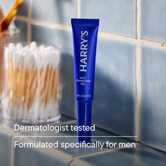 Harry's gel texture close-up showing cooling, lightweight finish