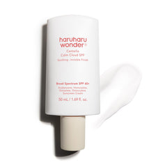 HARUHARU front packaging showing SPF 60+ for travel-ready protection