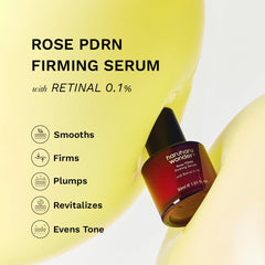HARUHARU close label view showing retinal 0.1% and peptide blend for targeted refinement