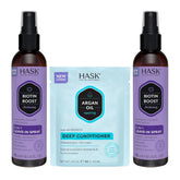 HASK front packaging showing duo kit and travel-friendly benefits