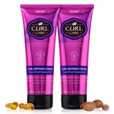 HASK front packaging showing jar and label, clear curl styling benefit