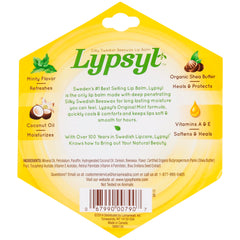 HATOLDLIY Lypsyl close-up of balm texture highlighting smooth, protective sheen for hydration