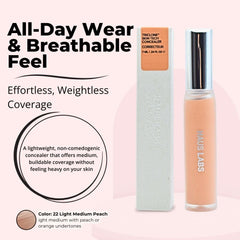 Haus Labs dropper texture close-up showing creamy formula and hydrating finish benefit