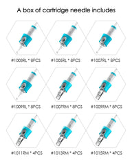 HAWINK semi-transparent cartridge tip allowing needle movement visibility