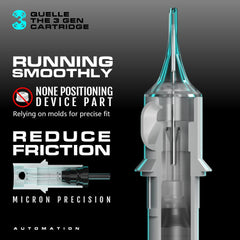 HAWINK semi-transparent bevel tip illustrating needle strike visibility for control