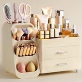 HBlife front view beige organizer showing overall storage capacity and neatness