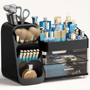 HBlife front view of black organizer showing neat storage and quick access