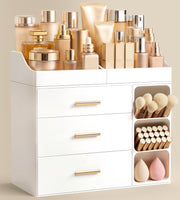 HBlife organizer front view showing tidy makeup storage and easy access