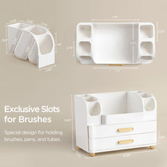HBlife side brush slot detail holding brushes upright for faster application