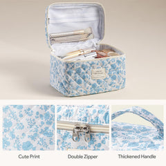 HBselect large pouch filled with bottles and palettes showing generous storage benefit