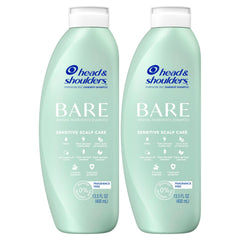 Head & Shoulders close-up of ECOBOTTLE texture highlighting less plastic