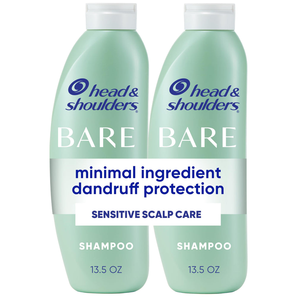 Head & Shoulders twin pack front view showing fragrance-free benefit