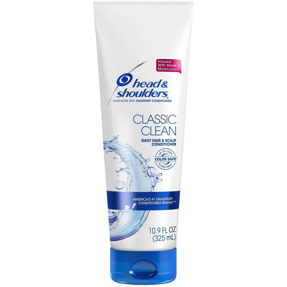 Head & Shoulders bottle front label showing product and flake-control benefit