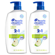 Head & Shoulders front bottle showing green apple scent and benefits