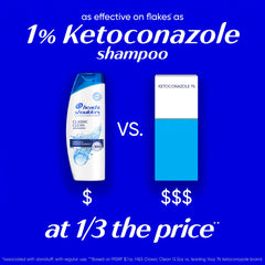 Head & Shoulders pump dispenser closeup for easy or controlled dispensing