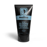 HeadBlade HeadLube front label showing product and benefit of quick hydration