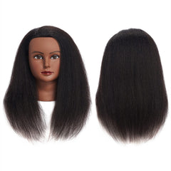 Headwinn close-up of hair texture showing real human strands for authentic styling