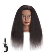 Headwinn front view mannequin head showing ready-to-use hair advantage