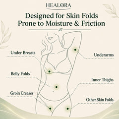 HEALORA open tube with smooth cream texture for quick absorption