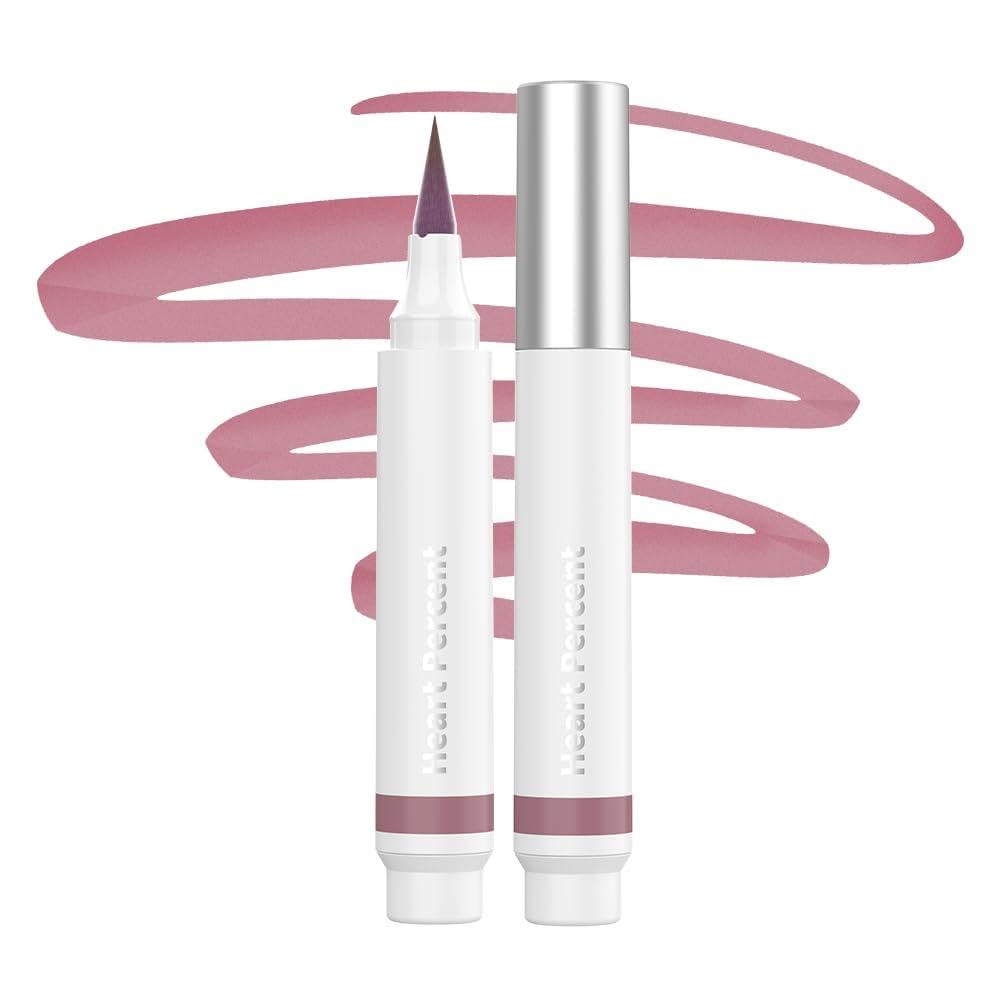 Heart Percent lip shaper pen front view showing sleek design and easy grip