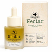 Hearth and Homestead bottle front view showing serum packaging and natural look