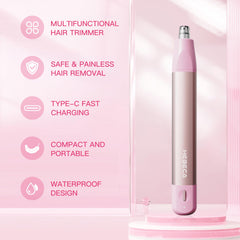 HEBECA eyebrow head detail for precise shaping and clean edge benefit