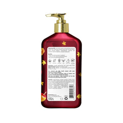 Hempz Spiced Pumpkin Pie lotion texture demonstrating quick-absorbing hydration