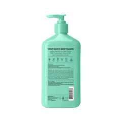 Hempz lotion texture swatch showing lightweight, fast-absorbing cream