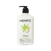 Hempz front packaging showing 17 fl oz bottle and tropical label for easy identification and hydration