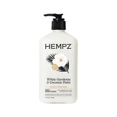 Hempz front bottle showing label and tropical scent benefits