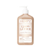 Hempz front bottle showing label and shimmer benefit