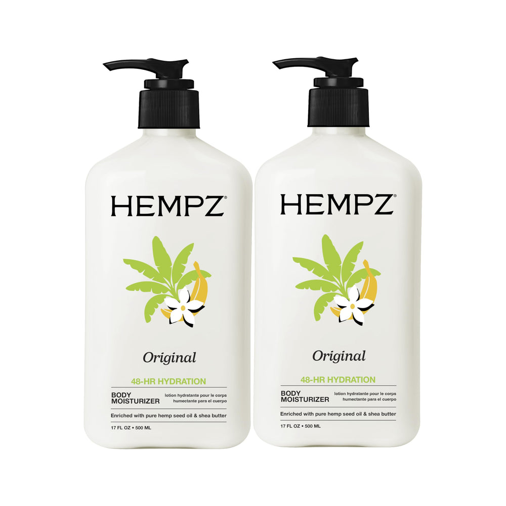 Hempz front packaging showing 17 fl oz bottle and clear branding for quick identification