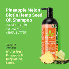 Hempz pump and label close-up highlighting clean-ingredient benefit