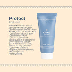 Henson Shaving texture close-up showing rich cream, benefit: smooth glide visualized
