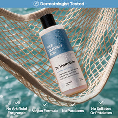 Her Fantasy Box hyaluronic acid ingredient close-up highlighting moisture retention