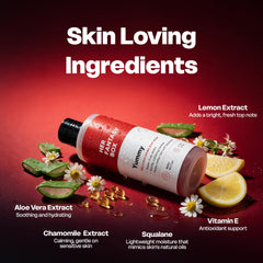 Her Fantasy Box creamy lather close-up demonstrating rich foam and gentle cleansing