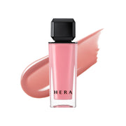 HERA lip gloss front packaging showing sleek tube and shade LINGERIE for polished look