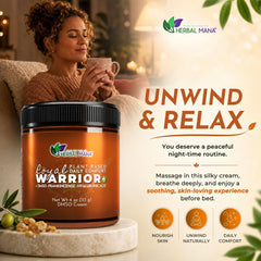 Herbal Mana label detail highlighting ingredients and clarity benefit to informed shoppers