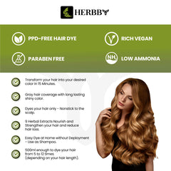 HERBBY being applied with gloves demonstrating easy at-home use