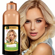 HERBBY front bottle shot showing luxury blonde label and benefits